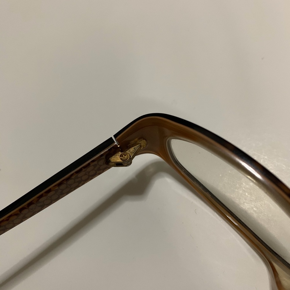 Coach Gloria 550AF Tortoise Eyeglasses - Picture 8 of 9